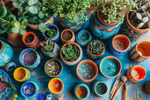 Créer des personnages en pots de fleurs : une activité ludique et originale