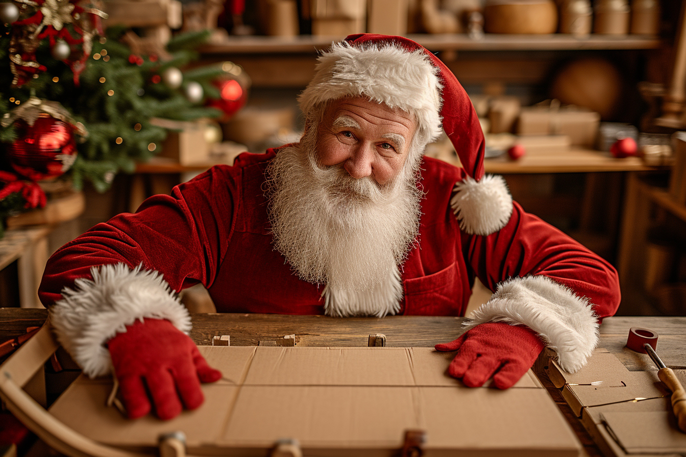 Set De 3 Mini Traîneaux En Bois Pour Noël - 13x5x3,2 Cm - Déco Table, Sapin, Bricolage - Rouge - Idée Cadeau