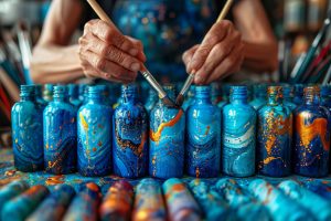 Peindre des bouteilles en verre : Un guide créatif pour tous